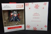 Marvel Captain America Christmas Tree Ornament Hallmark 2022 Flacon