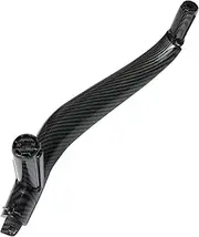 QXKSPG Upgraded Left Right Carbon Fiber Interior Door Handle with Cover Trim Assembly Set, for BMW, for X5 X6 F15 F16 2014-2018 Car Interior Door Handle(Inside Handle Left)