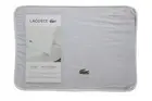 Lacoste 100% Cotton Percale Solid Full Sheet Set Light Grey