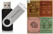 145 Old Books on Needlework Sewing Knitting Patterns Design Kit Yarn on USB