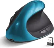 Woddlffy Ergonomic Mouse,Rechargeable Wireless Mouse Vertical Mice with USB...