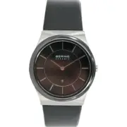 Bering Unisex Watch Wrist Watch Slim Ceramic - 32235-442 Leather