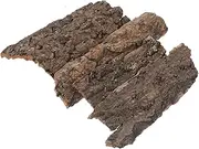 Ipetboom 4Pcs Reptile Bark Decoration Leopard bark Aquarium Wooden Driftwood Tortoise Cork bark Reptile Branches cave Reptile Climbing Cork hideouts Log Hideaway Reptile Hideout Lizard pet