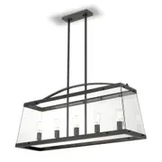 Telbix Colair Solid Brass Frame 5LT 125W Pendant Light