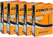 Continental Race 28" 700x20-25c Inner Tubes - 80mm Long Presta Valve (Pack of 5 Tubes)
