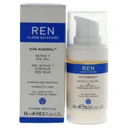 Vita Mineral Active 7 Eye Gel by REN for Unisex - 0.5 oz Eye Gel