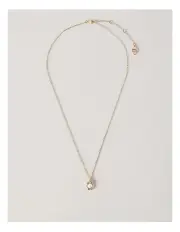 [Trent Nathan] Pearl in Clam Shell Necklace in Gold