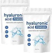 Hyaluronic Acid Powder, hyaluronic acid serum, Low Molecular Weight, Vegan Cosmetic Grade, Water Soluble Hydrating Ingredient for Skin Moisture (2)