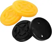 iplusmile 4pcs Round Rubber Lift Pads High-strength Anti-slip Jack Pads Wear-resistant Automotive Lift Accessories Enhance Stability And Reduce Noise