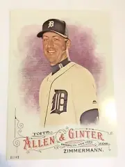 2016 Topps Allen & Ginter Jumbo 5x7 Jordan Zimmerman Tigers 40 #’d 03/49