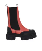 Cleated Mid Chelsea Boots 35 Paprika