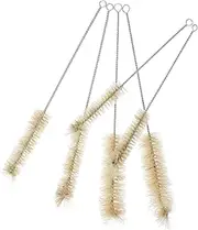 Zerodeko 6pcs Laboratory Cleaning Brush with Nylon Bristles and Sturdy Plastic Handles for Cleaning of Test Tubes Bottles and Lab Equipment