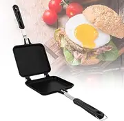 Gavigain Ridge Monkey, Double Sided Frying Pan Non-stick Premium Iron Ceramic Coating Flip Pan Pancake Maker for Pancakes Omelets French Toasts