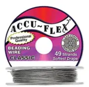Beading Wire Clear .019 Inch Diameter 49 Strand 30 Feet