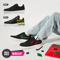 在飛比找momo購物網優惠-【NIKE 耐吉】Air Force 1 男鞋 黑紅色 黑黃