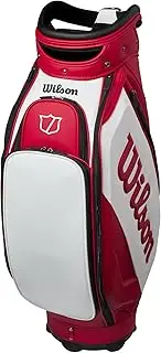 Wilson Staff Tour Golf Cart Bag - Red/White