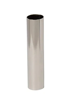 B&P Lamp Nickel Plated E12 Candelabra Base Modern Steel Candle Cover Sleeves