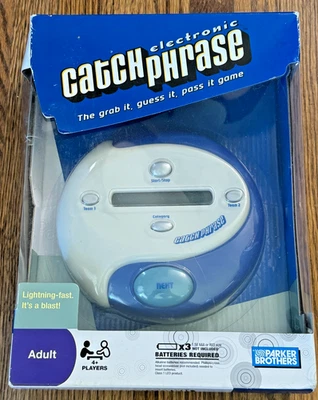 Catch Phrase Electronic Handheld Adult Party Game 2009 Parker Brothers NEW