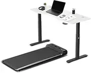 [Lifespan Fitness] WalkingPad M2 Treadmill with Ergodesk Automatic Adjutsable Standing Desk, White, 150 cm
