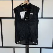 Gore Wear Vest Mens SMALL Black Windstopper Cycling Bike Zip Lightweight. NWT