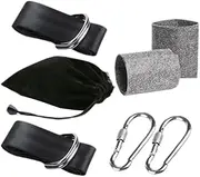 Fonowx 2 Tree Swing Straps with Carabiners for Hammock Setup in Outdoor Areas