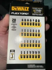 DeWALT DWABYTFT-28 Durable FlexTorq Impact Rated Screwdriving Set 28 Piece