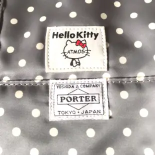 《割愛》日本製 三麗鷗 porter x hello kitty 肩背包 手提包 媽媽包 公務包 可放A4  全新 波點