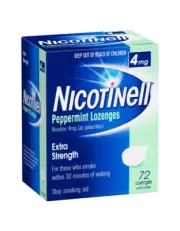 Nicotinell Extra Strength 4mg Peppermint 72 Lozenges