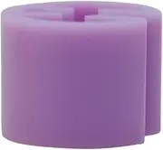Meta-U Time-Saver Garment Colored Blank Hanger Size Marker - Personalized Your Information Snap On Hanger Tag - Customer and Staff Can Quickly Identify Marker's Info in Store (Violet - 100Pcs)