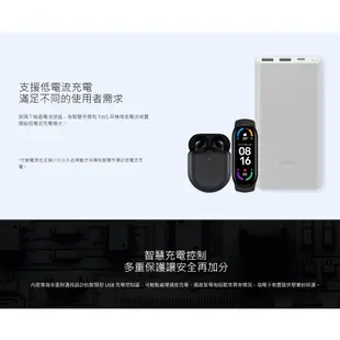 小米行動電源10000hAm【聯強維修保固】快充版 QC3.0 快速充電 生日禮物 交換禮物