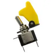 Aeroflow Yellow Covered LED Rocket/Missile Switch, AF49-5040