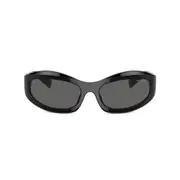 [Miu Miu] Miu Miu Glimpse Sunglasses ONE SIZE BLACK