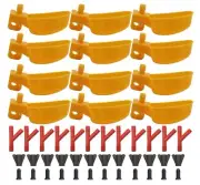 20 pack Quail watering cup Yellow Drinking Waterer Water Cups Quail chickens