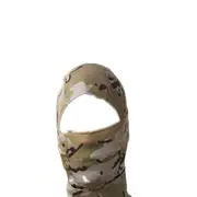 2PCS Tactical Full Face Mask Hood Headgear Caps Camouflage Hunting Hat Winter Neck Scarf