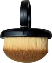Finger Ring Nail Dust Brush, Nail Clean up Brush Scrubber, Manicure Duster Pedicure Supplies for Indoor Home Salon Outdoor Vacation