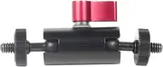 Magic Arm Mount Bracket Adapter Tripod Holder 1/4 Inch Screw with Dual Ball Head for Hero 13 and Hero All Series Sport Action Camera (Red,knob L83mm)
