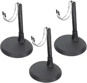 ifundom 3pcs Doll Stand Mannequin Dolls Doll Clothes Movie Dolls Doll Pram Dolls Dollhouse Plush Dolls Pram Girl Kitchen Black Stainless Steel