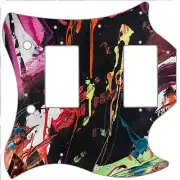 SG Standard Pickguard Custom Gibson Graphical Guitar Scratch Plate Colorful 2