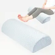 Memory Foam Half Moon Pillow for Legs Knee Pillow for Side Sleepers with Cool...