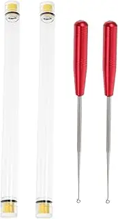 ibasenice Stainless Steel Fishhook Remover Tool Durable Fishing Disgorger with Spiral Design for Freshwater Saltwater Fishing Lightweight Hook Extractor