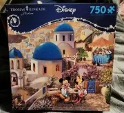 Thomas Kinkade - Disney - Mickey & Minnie Mouse in Greece - 1000 piece puzzl.NEW