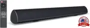 Barra de sonido con cable y altavoz bluetooth 5.0 inalámbrico para TV óptico 34"