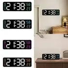 Digital Alarm Clock °C/°F 12/24H Dst Wall Clock for Home Living Room Bedside
