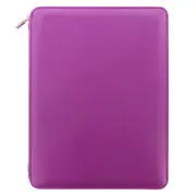 Filofax A4 Saffiano Zipped Folio Notepad Holder Personal Organiser Raspberry