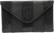[LIFKOME] Black Sequin Envelope Bag for Women Stylish Clutch Purse with Capacity for Parties and Evenings Lightweight PU Leather Handbag for Storing Phone Wallet and More