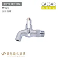 在飛比找樂天市場購物網優惠-CAESAR 凱撒衛浴 W025 單把掛鎖共用栓 公共冷水龍