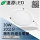 達源LED 20公分 30W LED 崁燈 薄型 無安定器 台灣製造