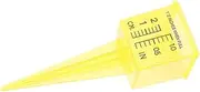 Generic Rain Gauge Lawn Water Measuring Tool Rain Gear Water Flow Meter Rain Measure Gauge Rain Gage Lawn Sprinkler Water Gauge Garden Water Gauge Rain Meter Gauges Snow Gauge Yellow