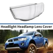 1 Pcs Car Front Left Headlight Lens Cover for Mitsubishi Triton 2005-2014