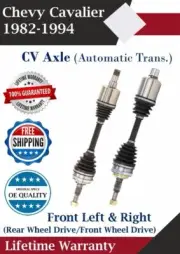 Front CV Axle For 1982-1994 Chevy Cavalier 2WD Automatic Lifetime Warranty (for: Chevrolet)